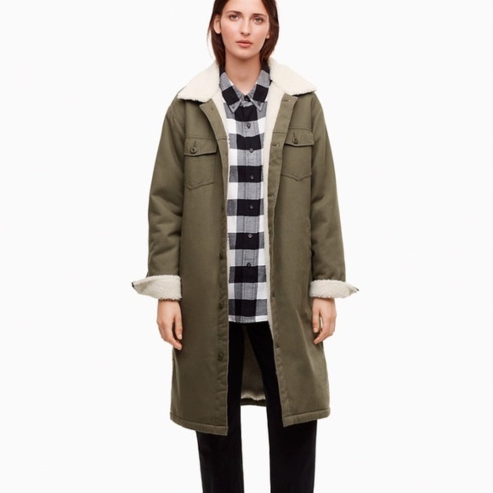 NWOT Aritzia Murad Sherpa Coat